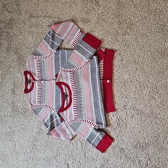 Brooks Brothers Sweaters - Brooks Brothers Striped Cardigan Sweater Set